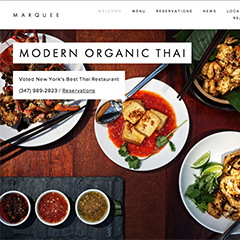 Образец сайта Modern Organic THAI
